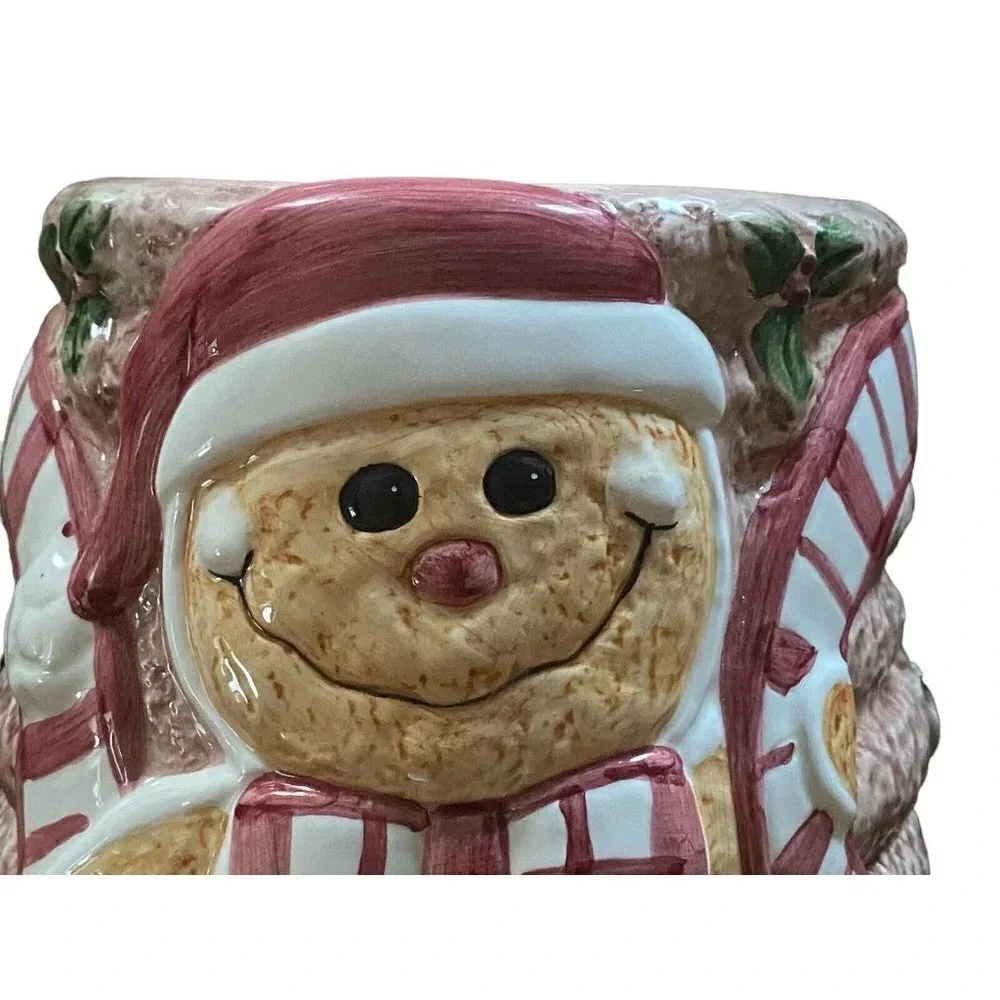 Ginger Bread Man Cookie Jar -World Bazaar - Beehive Christmas Holiday Decor